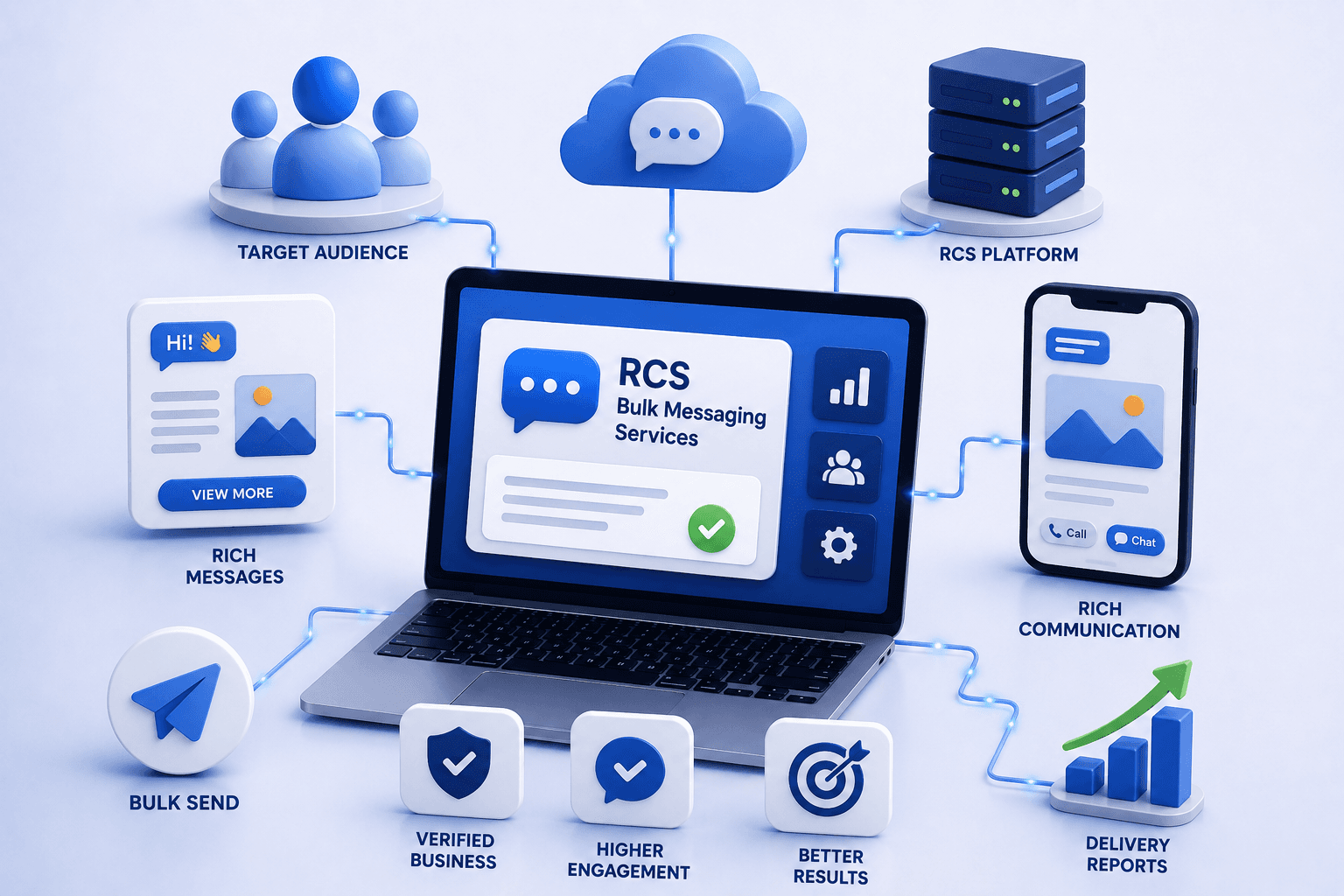Bulk RCS Messaging Services
